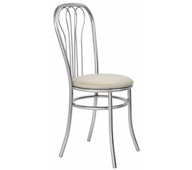 Стул для кухни SHADO Венский ромашка хром бежевый | Интернет магазин мебели и декора LifeDekor