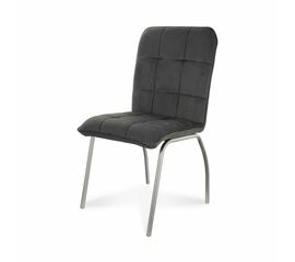 Стул для обеденной зоны SHADO София Велюр серый хром | Интернет магазин мебели и декора LifeDekor