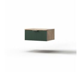 Тумба «Герта» 1я КМК 0979.19, дуб канзас/зеленый матовый | Интернет магазин мебели и декора LifeDekor