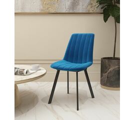 Стул мягкий SHADO Дарси профиль синий/черный | Интернет магазин мебели и декора LifeDekor