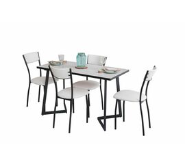 Обеденная группа SHADO Керамика Флоренс 18 Сильвия 10 Крок. Белый | Интернет магазин мебели и декора LifeDekor
