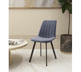 Стул мягкий SHADO Дарси профиль серый/черный | Интернет магазин мебели и декора LifeDekor