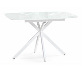 Стол стеклянный Тамаса 120(150)х70х76 белый | Интернет магазин мебели и декора LifeDekor