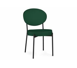 Стул на металлокаркасе Ройс зеленый / черный | Интернет магазин мебели и декора LifeDekor