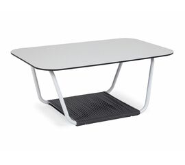 "Глория" журнальный стол 90х60см из HPL, цвет "молочный" | Интернет магазин мебели и декора LifeDekor