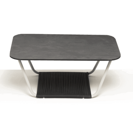 "Глория" журнальный стол 90х60см из HPL, цвет "серый гранит" | Интернет магазин мебели и декора LifeDekor