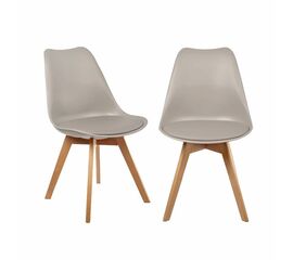 Комплект из 2-х стульев Eames Bon латте | Интернет магазин мебели и декора LifeDekor