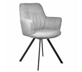 Стул Grant серый шенил на поворотном механизме | Интернет магазин мебели и декора LifeDekor