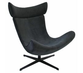 Кресло TORO графит, искусственная замша | Интернет магазин мебели и декора LifeDekor