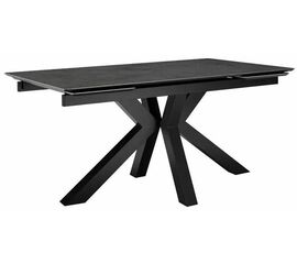 Стол DikLine SFE160 Керамика мрамор Бронза/подстолье черное/опоры черные (2 уп.) | Интернет магазин мебели и декора LifeDekor