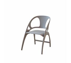 Стул пластиковый Lilu серый | Интернет магазин мебели и декора LifeDekor
