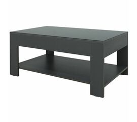 Стол журнальный BeautyStyle 26 графит темный U961/стекло черное | Интернет магазин мебели и декора LifeDekor