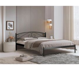 Кровать двуспальная Флоренция (140х200/металлическое основание) Черный | Интернет магазин мебели и декора LifeDekor