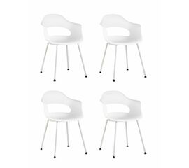 Стул Lady пластик белый 4 шт. | Интернет магазин мебели и декора LifeDekor
