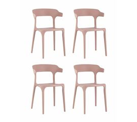 Стул Neo пластик пыльно-розовый 4 шт. | Интернет магазин мебели и декора LifeDekor