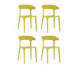 Стул Neo пластик горчичный 4 шт. | Интернет магазин мебели и декора LifeDekor