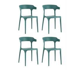 Стул Neo пластик темно-бирюзовый 4 шт. | Интернет магазин мебели и декора LifeDekor
