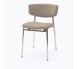 Стул дизайнерский Marko латте, основание хром | Интернет магазин мебели и декора LifeDekor