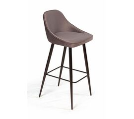 Стул барный Neo, бархат коричневый 12 | Интернет магазин мебели и декора LifeDekor