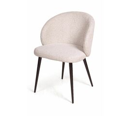 Стул Vito, букле белый / опора конус | Интернет магазин мебели и декора LifeDekor