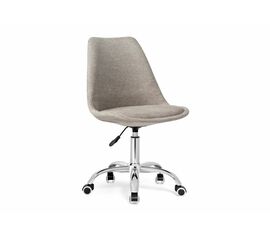 Офисное кресло Kolin cappuccino / chrome | Интернет магазин мебели и декора LifeDekor