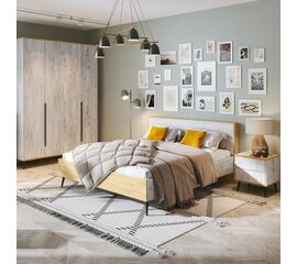 Спальня «Саванна» КМК 0973, бетон пайн светлый/дуб наварра | Интернет магазин мебели и декора LifeDekor