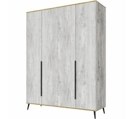 Шкаф «Саванна» 4Д КМК 0973.14, бетон пайн светлый/дуб наварра | Интернет магазин мебели и декора LifeDekor