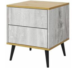 Тумба «Саванна» 2Я КМК.0973.19, бетон пайн светлый/дуб наварра | Интернет магазин мебели и декора LifeDekor