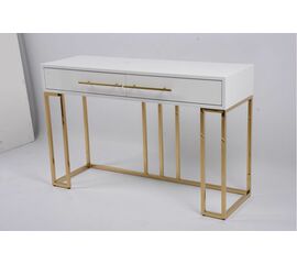 Стол-консоль Альма МС9005-120W, 120х40х78 см, белый глянцевый | Интернет магазин мебели и декора LifeDekor