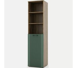 Шкаф «Монреаль» 1Д КМК 0986.2, дуб канзас/зеленый матовый | Интернет магазин мебели и декора LifeDekor