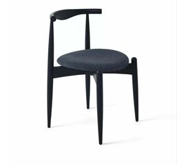 Стул Noble графит, опора опора береза черная | Интернет магазин мебели и декора LifeDekor