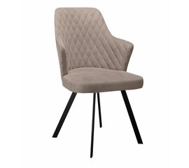 Стул DikLine 345 K4 капучино, ножки черные | Интернет магазин мебели и декора LifeDekor
