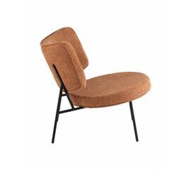 Кресло District Lounge букле терракотовый | Интернет магазин мебели и декора LifeDekor