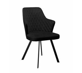 Стул DikLine 345 K21 черный, ножки черные | Интернет магазин мебели и декора LifeDekor