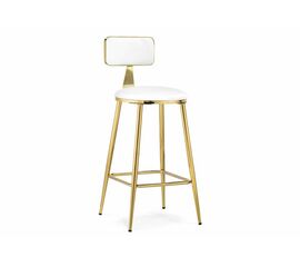 Барный стул Persi white / gold | Интернет магазин мебели и декора LifeDekor