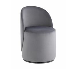 Пуф Loreen вращающийся велюр серый | Интернет магазин мебели и декора LifeDekor