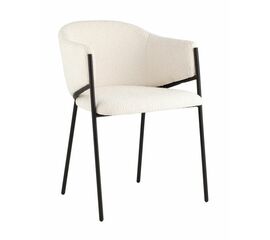 Стул Brace букле белый | Интернет магазин мебели и декора LifeDekor