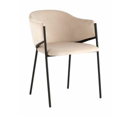 Стул Brace велюр молочный | Интернет магазин мебели и декора LifeDekor