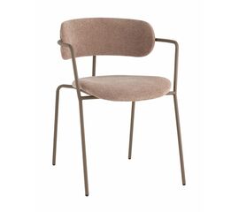 Стул Дженни букле бежевый каркас бежево-серый матовый | Интернет магазин мебели и декора LifeDekor