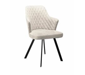Стул DikLine 345 C103 крем, ножки черные | Интернет магазин мебели и декора LifeDekor