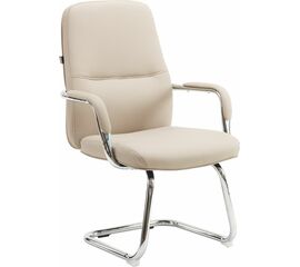 Кресло для посетителей Everprof Vesta CF Экокожа Бежевый | Интернет магазин мебели и декора LifeDekor