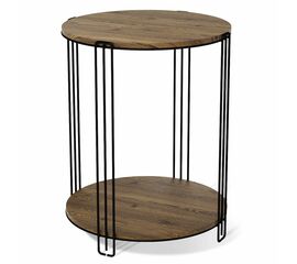 Столик кофейный SHT-CT33 черный муар/светлый орех | Интернет магазин мебели и декора LifeDekor