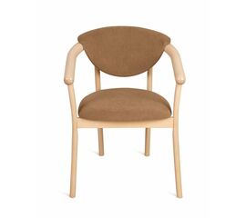 Кресло венское "Виенна" (беленый дуб/коричневый М08) | Интернет магазин мебели и декора LifeDekor