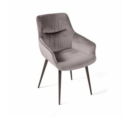 Стул Jordan, бархат светло-серый 26, опора конус | Интернет магазин мебели и декора LifeDekor