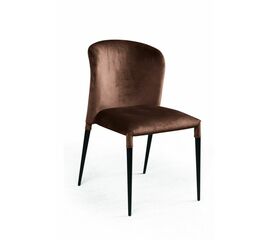 Стул Albert (Альберт), бархат коричневый 12 | Интернет магазин мебели и декора LifeDekor