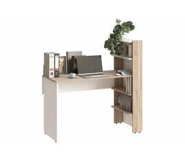 Компьютерный стол Арлет сонома / белый | Интернет магазин мебели и декора LifeDekor