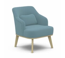 Кресло Комфорт 5 ткань катания дасти blue, каркас лак | Интернет магазин мебели и декора LifeDekor