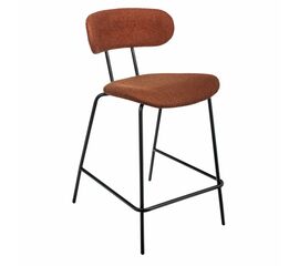 Стул полубарный Ant букле терракотовый | Интернет магазин мебели и декора LifeDekor