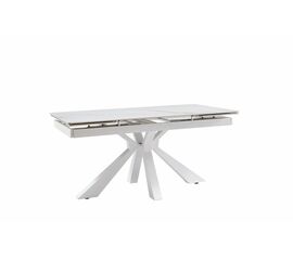 Стол керамический Dick 160-240*90*76 белый глянцевый/белый | Интернет магазин мебели и декора LifeDekor