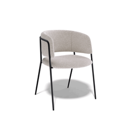 Дизайнерский стул Dragon букле латте | Интернет магазин мебели и декора LifeDekor